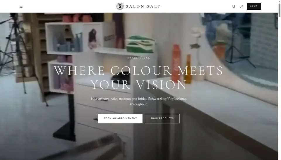 Salon Saly, Beauty salon