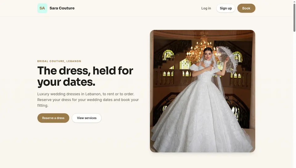 Sara Couture, Bridal couture