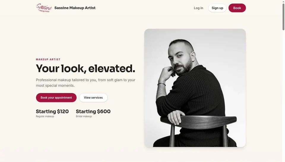 Sassine Makeup Artist, Makeup artist