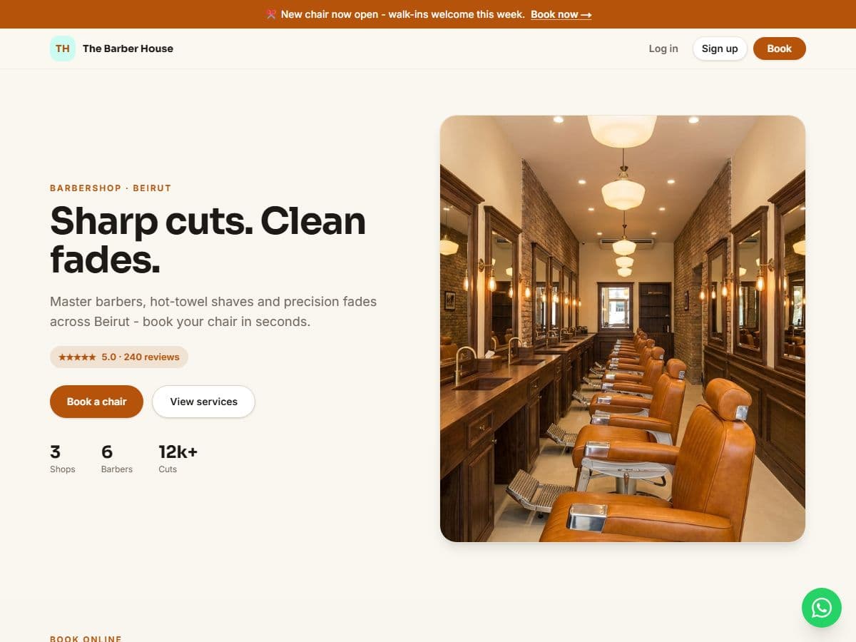 The Barber House · حلاقة رجالي