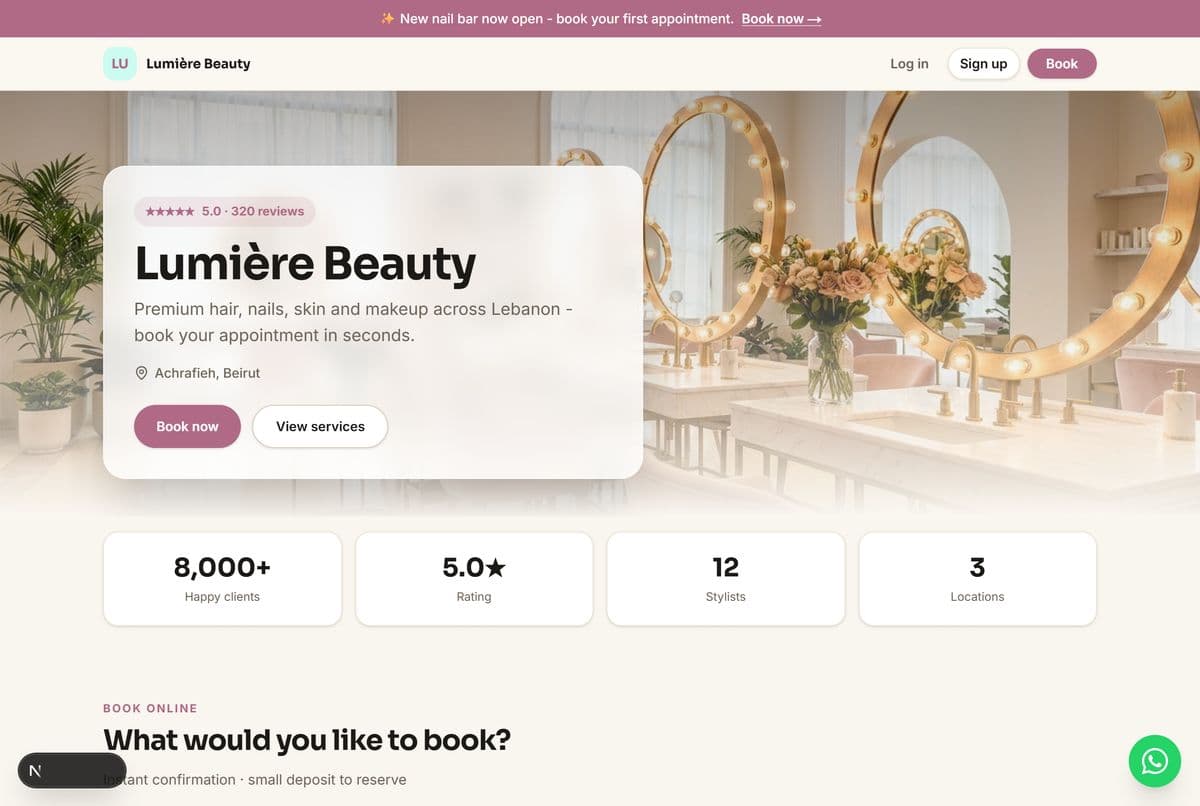 Salons de beauté: Classique