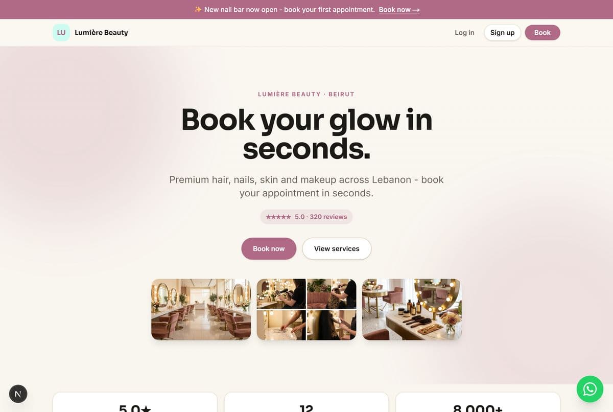 Salons de beauté: Éditorial