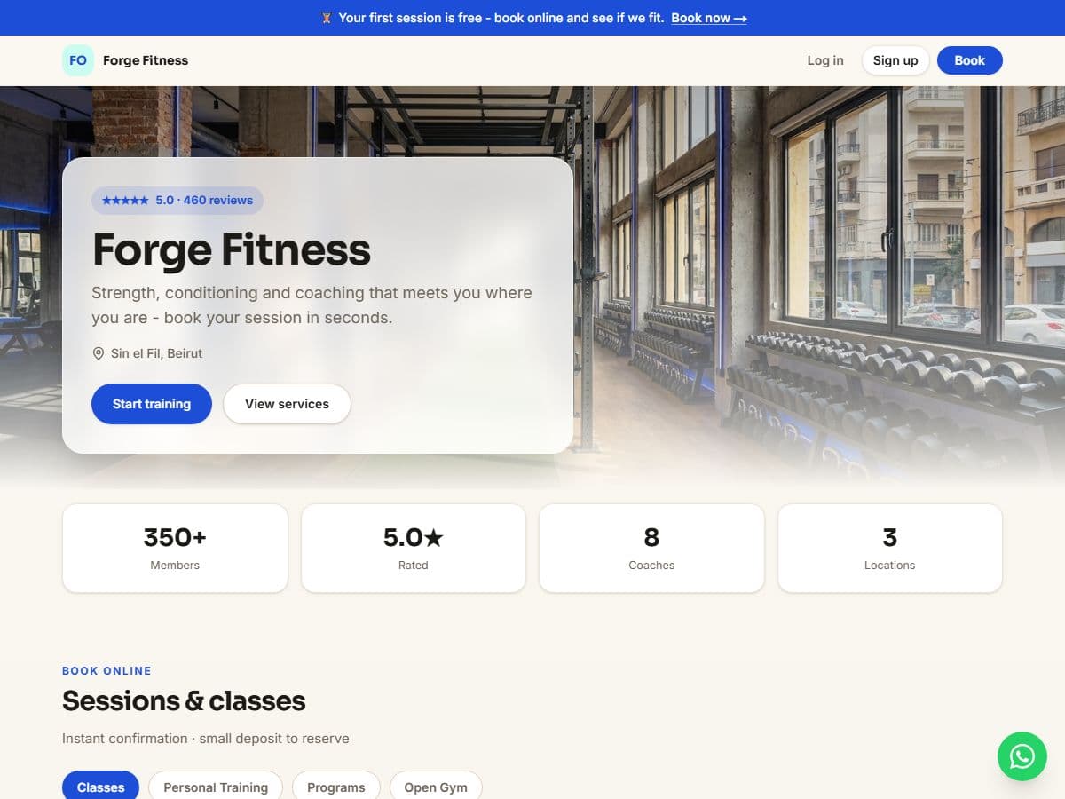 Forge Fitness · لياقة وتدريب