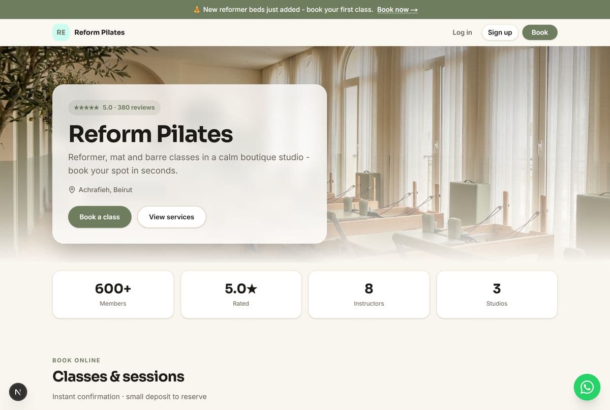 Studios de Pilates: Classique